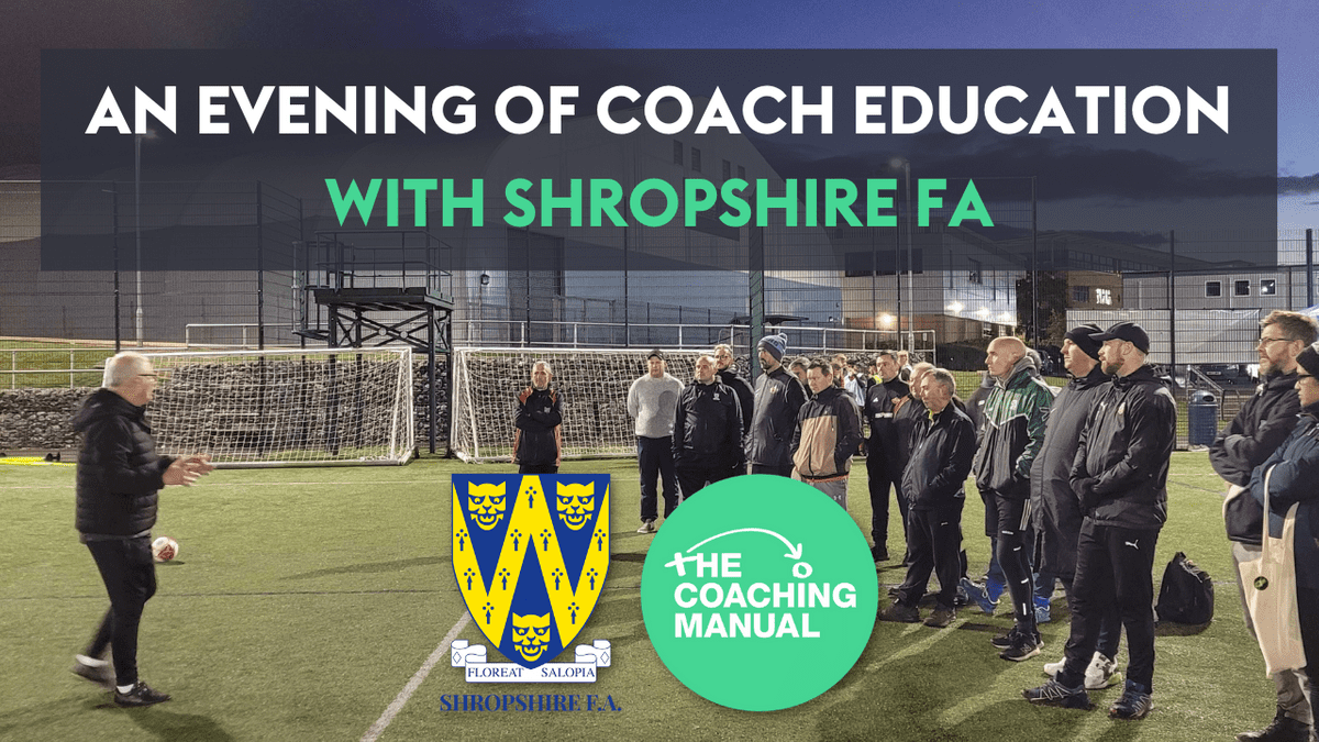 Our coach education event with Shropshire FA