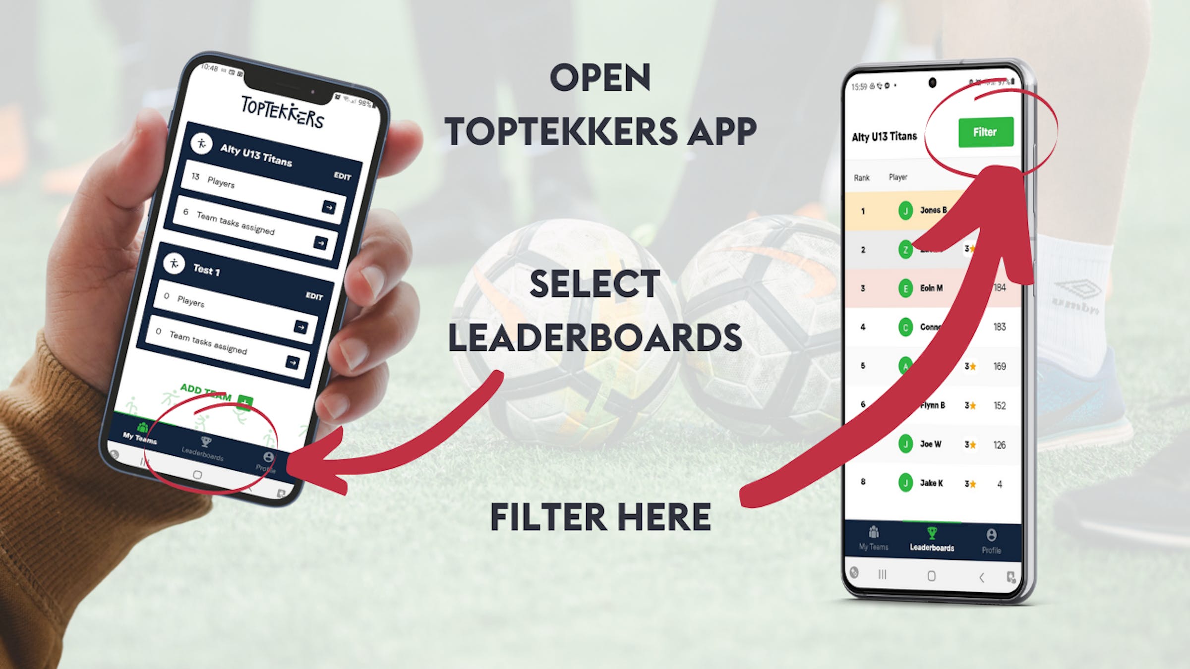 Open toptekkers app